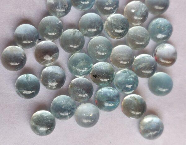 Natural 4 mm Aquamarine Round Cabochon AAA Quality – Aquamarine Round Cabochon 4mm