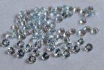 Natural 2.5 mm Aquamarine Round Faceted AAA Quality – Aquamarine Round Faceted 2.5mm