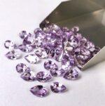 Natural 3×5 mm Pink Amethyst Pear Faceted AAA Quality – Amethyst Pear Faceted 3x5mm