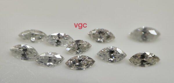 Natural White Diamond EF Color Brilliant Cut 1.5×3 mm Marquise – E-F White Color Diamond 1.5x3mm