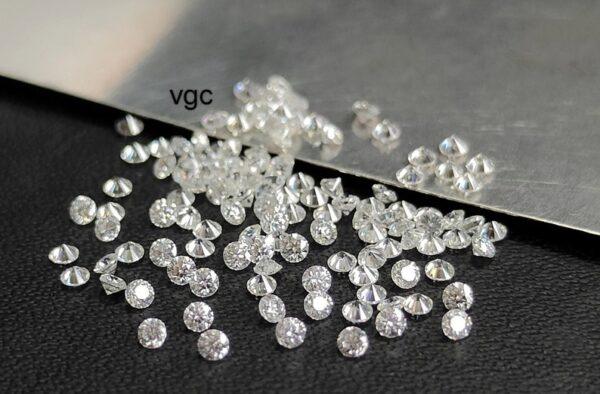 Natural White Diamond GH Color Brilliant Cut 1.75 mm Round – G-H White Color Diamond 1.75mm