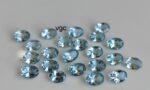 Natural 6×8 mm Santa Maria Shade Blue Aquamarine Oval Cut Faceted AAA Quality – Aquamarine Oval Faceted 6x8mm