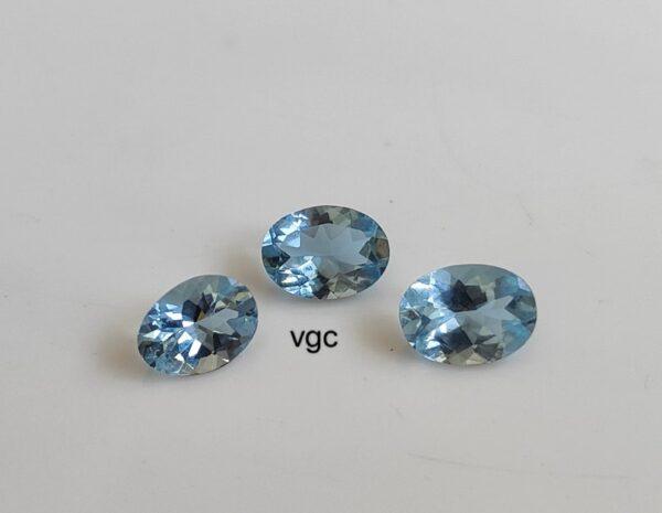 Natural 6×8 mm Santa Maria Shade Blue Aquamarine Oval Cut Faceted AAA Quality – Aquamarine Oval Faceted 6x8mm