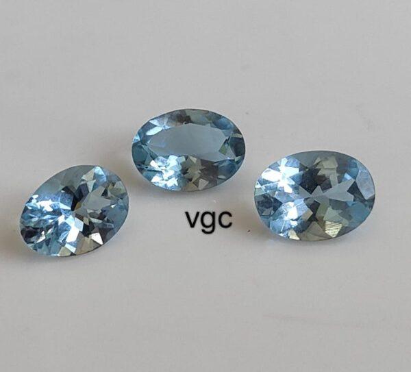 Natural 6×8 mm Santa Maria Shade Blue Aquamarine Oval Cut Faceted AAA Quality – Aquamarine Oval Faceted 6x8mm