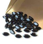 Natural Black Spinel 5×10 mm Marquise Cut Faceted – Black Spinel Marquise Faceted 5x10mm