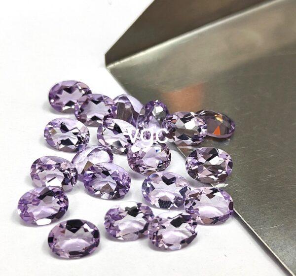 Natural 3×5 mm Pink Amethyst Oval Faceted AAA Quality – Amethyst Oval Faceted 3x5mm