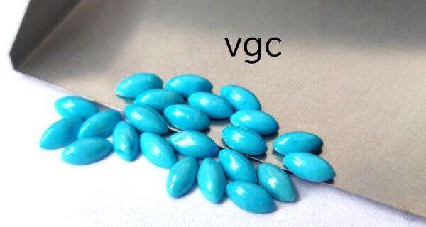 Natural 2×4 mm Arizona Turquoise Marquise Cabochon Flat Back AAA Quality – Turquoise Marquise Cabochon 2x4mm