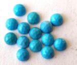 Natural 6 mm Arizona Turquoise Round Rose Cut AAA Quality – Turquoise Round Rose Cut 6mm