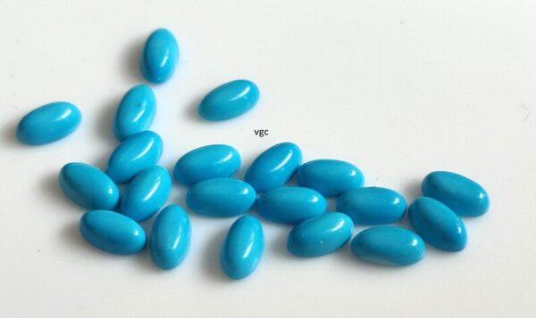 Natural 3×5 mm Arizona Turquoise Oval Cabochon Flat Back AAA Quality – Turquoise Oval Cabochon 3x5mm