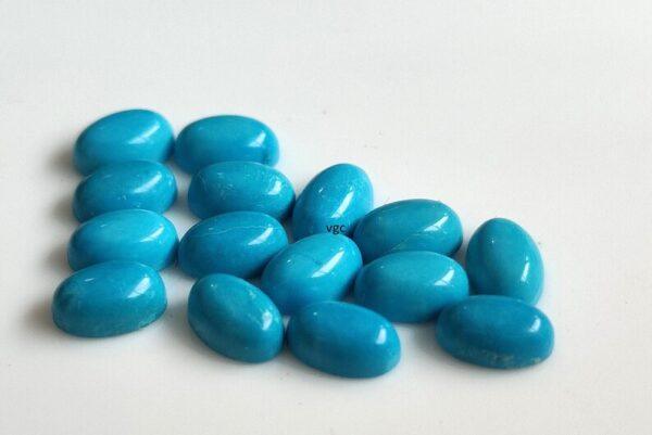 Natural 3×5 mm Arizona Turquoise Oval Cabochon Flat Back AAA Quality – Turquoise Oval Cabochon 3x5mm