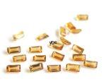 Natural 1.5×3 mm Citrine Baguette Cut Faceted AAA Quality – Citrine Baguette Faceted 1.5x3mm