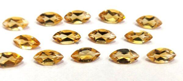 Natural 5×10 mm Citrine Marquise Cut Faceted AAA Quality – Citrine Marquise Faceted 5x10mm