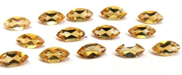 Natural 5×10 mm Citrine Marquise Cut Faceted AAA Quality – Citrine Marquise Faceted 5x10mm