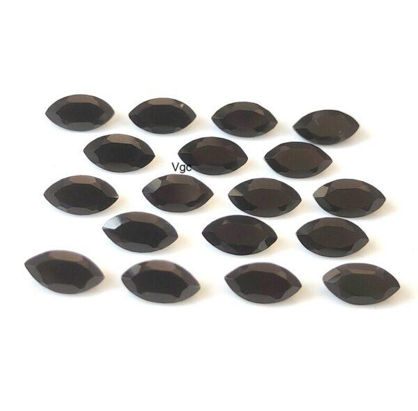 Natural Black Spinel 5×10 mm Marquise Cut Faceted – Black Spinel Marquise Faceted 5x10mm