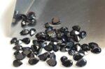 Natural Black Spinel 4×6 mm Pear Cut Faceted – Black Spinel Pear Faceted 4x6mm
