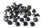 Natural Black Spinel 5 mm Round Cut Faceted – Black Spinel Round Faceted 5mm