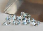 Natural 3×5 mm Aquamarine Pear Cut Faceted AAA Quality – Aquamarine Pear Faceted 3x5mm