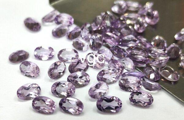 Natural 3×5 mm Pink Amethyst Oval Faceted AAA Quality – Amethyst Oval Faceted 3x5mm
