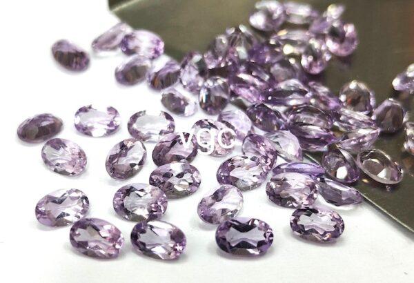 Natural 3×5 mm Pink Amethyst Oval Faceted AAA Quality – Amethyst Oval Faceted 3x5mm