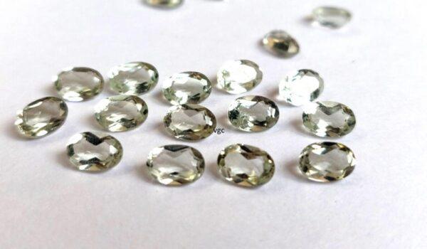 Natural 4×6 mm Green Amethyst Oval Faceted AAA Quality – Amethyst Oval Faceted 4x6mm