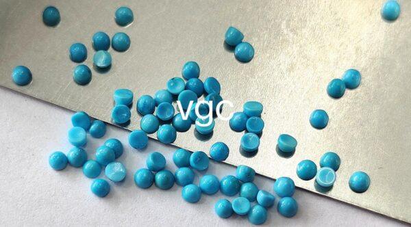 Natural 2 mm Arizona Turquoise Round Cabochon Flat Back AAA Quality – Turquoise Round Cabochon 2mm