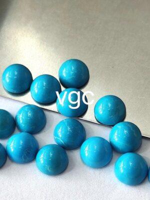 Natural 3 mm Arizona Turquoise Round Cabochon Flat Back AAA Quality – Turquoise Round Cabochon 3mm