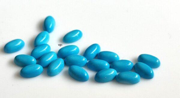 Natural 3×5 mm Arizona Turquoise Oval Cabochon Flat Back AAA Quality – Turquoise Oval Cabochon 3x5mm