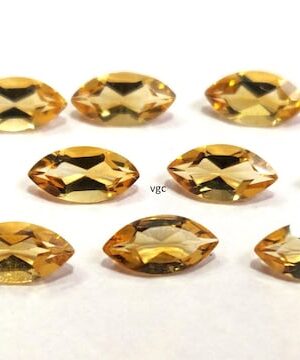Natural 2×4 mm Citrine Marquise Cut Faceted AAA Quality – Citrine Marquise Faceted 2x4mm