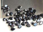 Natural Black Spinel 4×6 mm Pear Cut Faceted – Black Spinel Pear Faceted 4x6mm