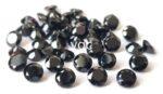 Natural Black Spinel 5 mm Round Cut Faceted – Black Spinel Round Faceted 5mm