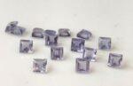 Natural Iolite 6 mm Square Faceted Cut – Iolite Square Faceted 6mm