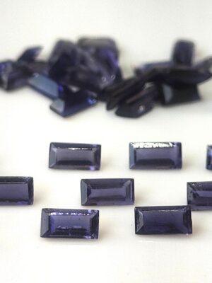 Natural Iolite 2×4 mm Baguette Faceted Cut – Iolite Baguette Faceted 2x4mm