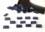 Natural Iolite 2×4 mm Baguette Faceted Cut – Iolite Baguette Faceted 2x4mm
