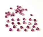 Natural Rhodolite Garnet 1.75 mm Round Cut Faceted AAA Quality – Pink Garnet Faceted Round 1.75mm