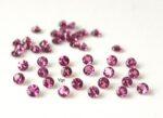Natural Rhodolite Garnet 1.75 mm Round Cut Faceted AAA Quality – Pink Garnet Faceted Round 1.75mm