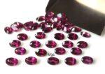 Natural Rhodolite Garnet 5×7 mm Oval Cut Faceted AAA Quality – Pink Garnet Faceted Oval 5x7mm