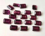 Natural Rhodolite Garnet 3×5 mm Octagon Cut Faceted AAA Quality – Pink Garnet Faceted Octagon 3x5mm