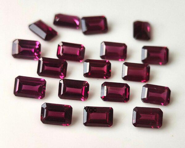 Natural Rhodolite Garnet 3×5 mm Octagon Cut Faceted AAA Quality – Pink Garnet Faceted Octagon 3x5mm