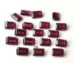 Natural Rhodolite Garnet 3×5 mm Octagon Cut Faceted AAA Quality – Pink Garnet Faceted Octagon 3x5mm