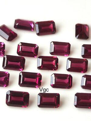 Natural Rhodolite Garnet 3×5 mm Octagon Cut Faceted AAA Quality – Pink Garnet Faceted Octagon 3x5mm