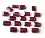 Natural Rhodolite Garnet 3×5 mm Octagon Cut Faceted AAA Quality – Pink Garnet Faceted Octagon 3x5mm