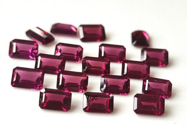Natural Rhodolite Garnet 3×5 mm Octagon Cut Faceted AAA Quality – Pink Garnet Faceted Octagon 3x5mm