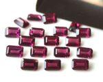 Natural Rhodolite Garnet 3×5 mm Octagon Cut Faceted AAA Quality – Pink Garnet Faceted Octagon 3x5mm