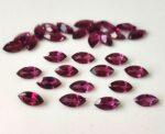 Natural Rhodolite Garnet 2×4 mm Marquise Cut Faceted AAA Quality – Pink Garnet Faceted Marquise 2x4mm