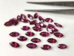 Natural Rhodolite Garnet 2×4 mm Marquise Cut Faceted AAA Quality – Pink Garnet Faceted Marquise 2x4mm