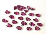 Natural Rhodolite Garnet 4×6 mm Pear Cut Faceted AAA Quality – Pink Garnet Faceted Pear 4x6mm