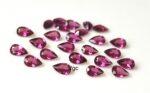 Natural Rhodolite Garnet 4×6 mm Pear Cut Faceted AAA Quality – Pink Garnet Faceted Pear 4x6mm