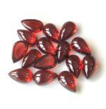 Natural Red Garnet 3×5 mm Pear Cabochon AAA Quality – Red Garnet Cabochon Pear 3x5mm