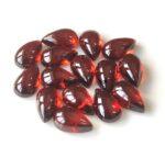 Natural Red Garnet 3×5 mm Pear Cabochon AAA Quality – Red Garnet Cabochon Pear 3x5mm