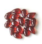 Natural Red Garnet 3×5 mm Pear Cabochon AAA Quality – Red Garnet Cabochon Pear 3x5mm